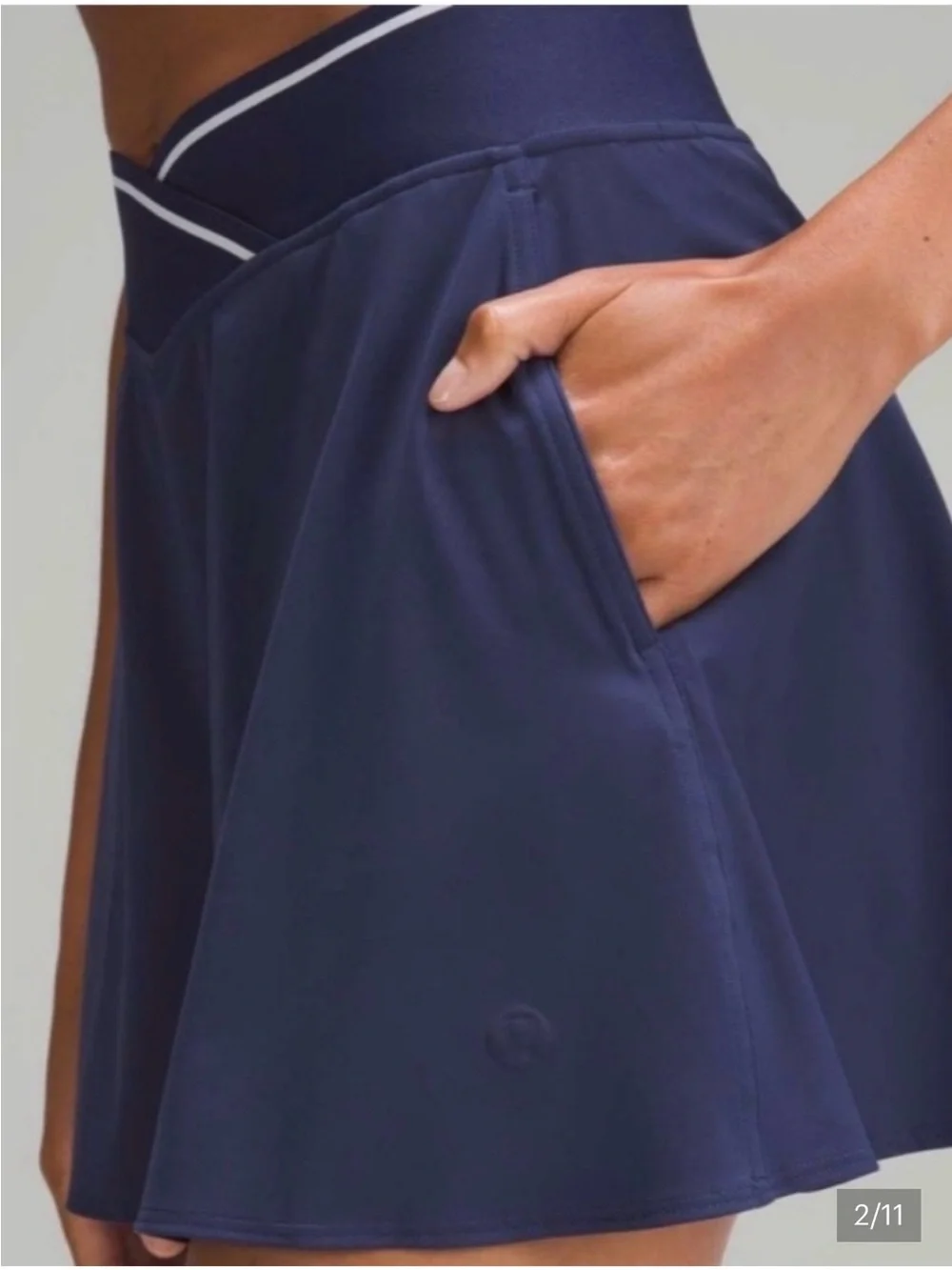 Lululemon V-Waist Mid-Rise Tennis Skirt